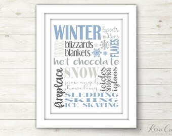 Wintertime subway artwork Etsy photograph about Subway Printable Application known as Wintertime subway artwork Etsy